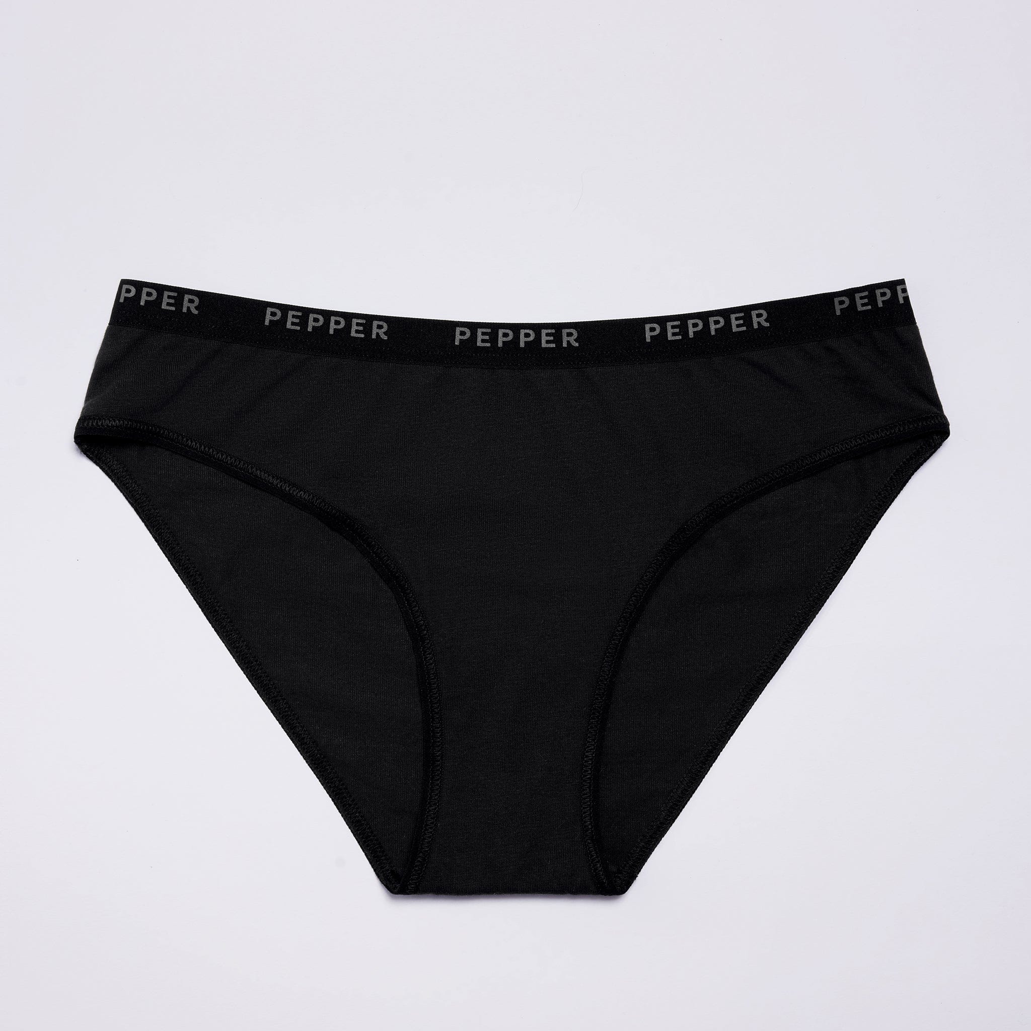 Supima® Cotton Bikini Black