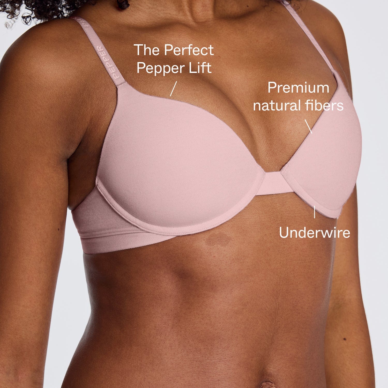 Supima® Cotton Lift Up Bra Ballet