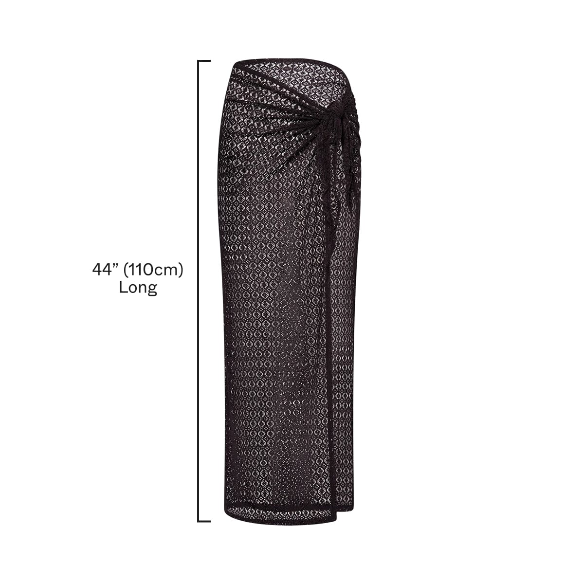 Maxi Sarong Skirt Black