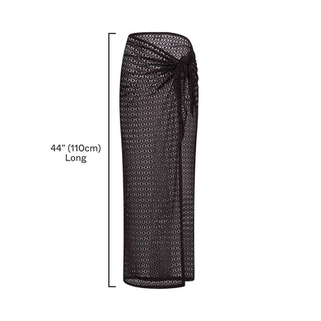 Maxi Sarong Skirt Black