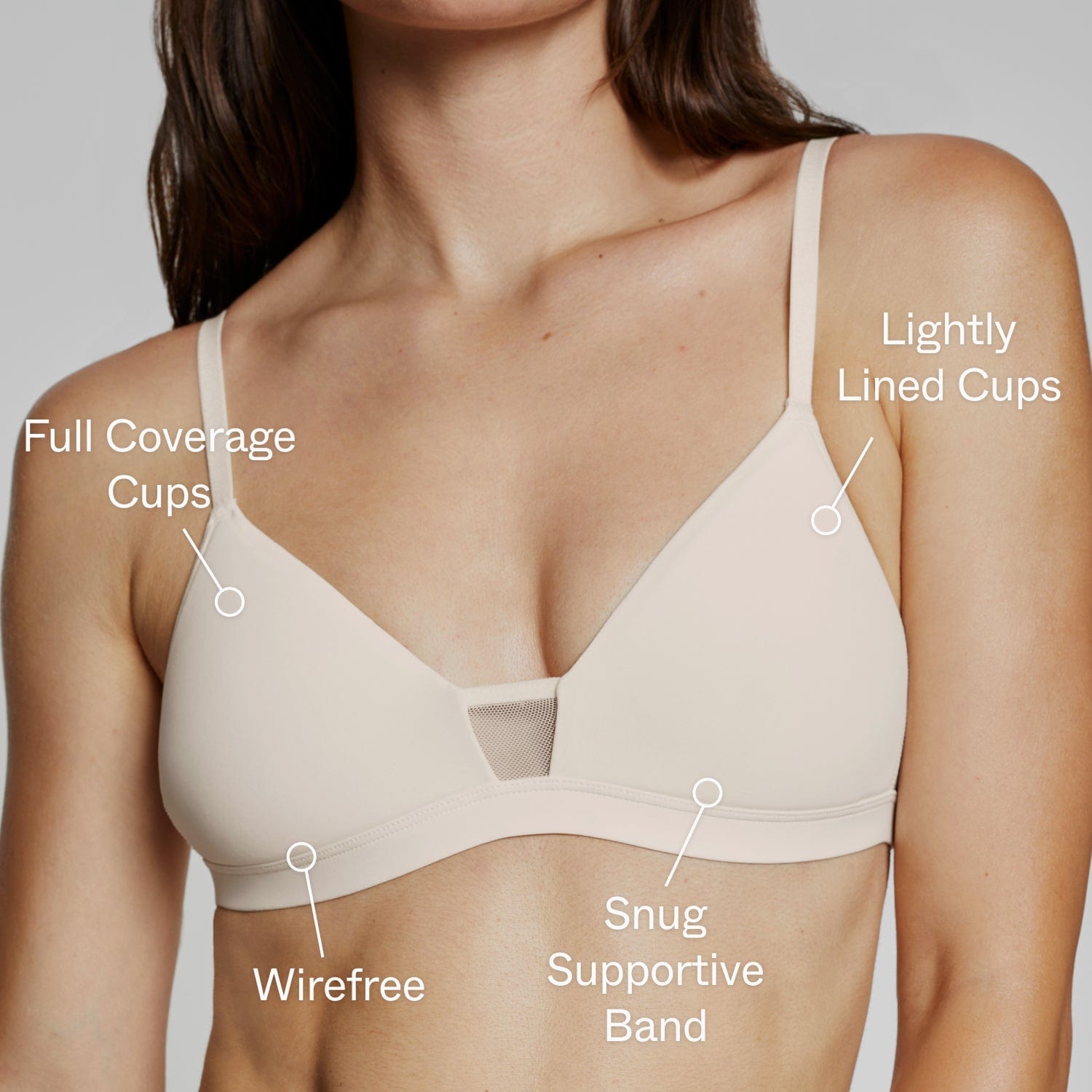 FeelGood Wirefree T-Shirt Bra Buff