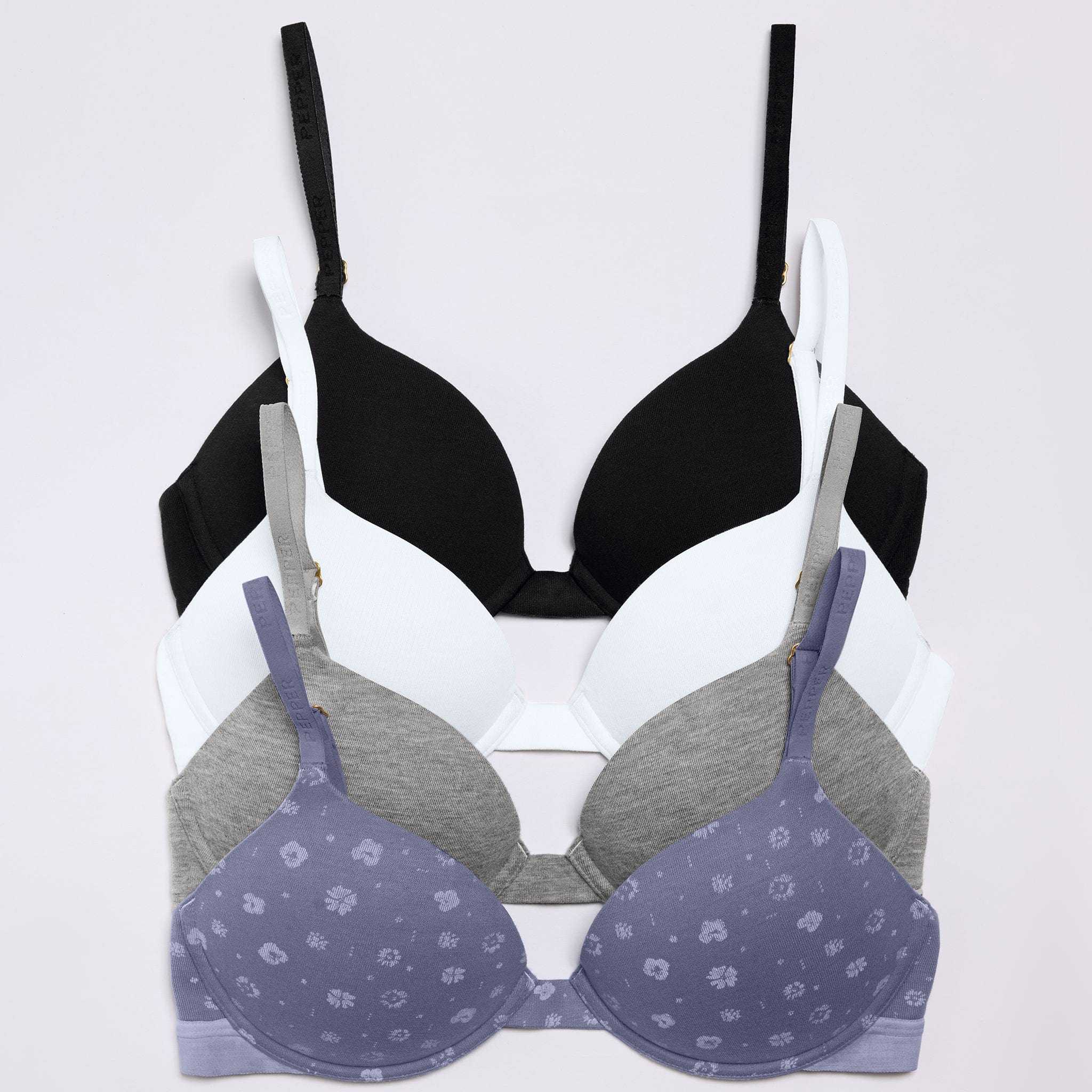 Supima® Cotton Lift Up Bra White