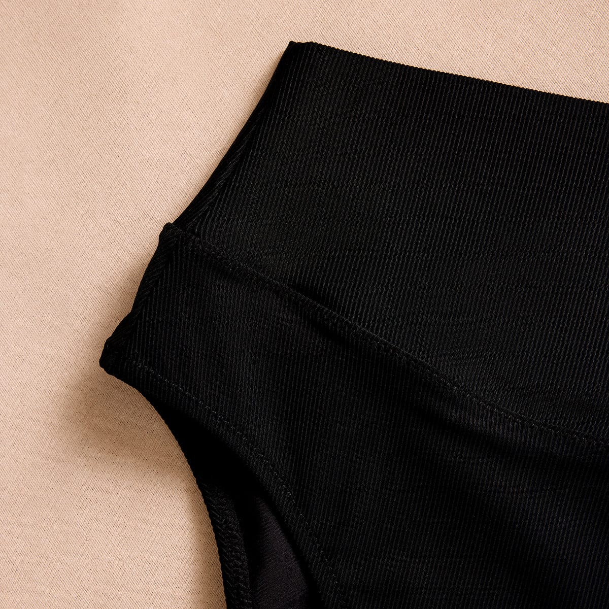 High Waisted Bikini Black