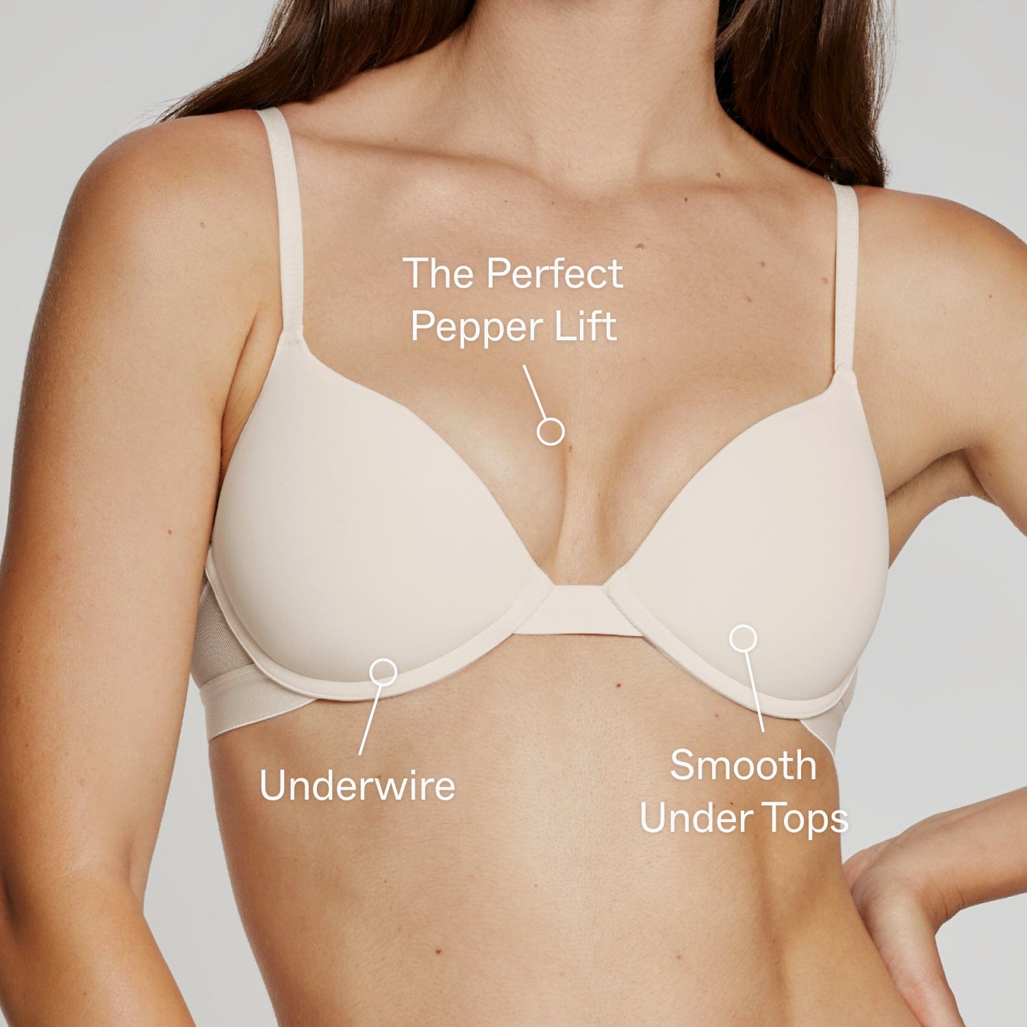 Lift Up Bra Sand