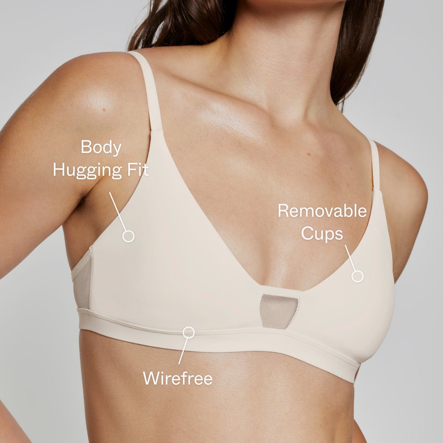 Limitless Wirefree Scoop Bra Espresso