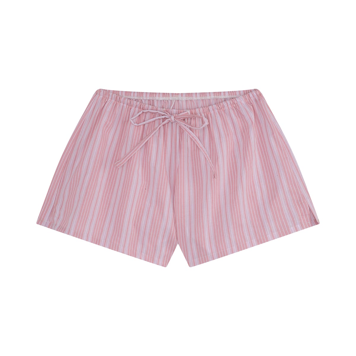 Cotton Lounge Short Lilas Stripe