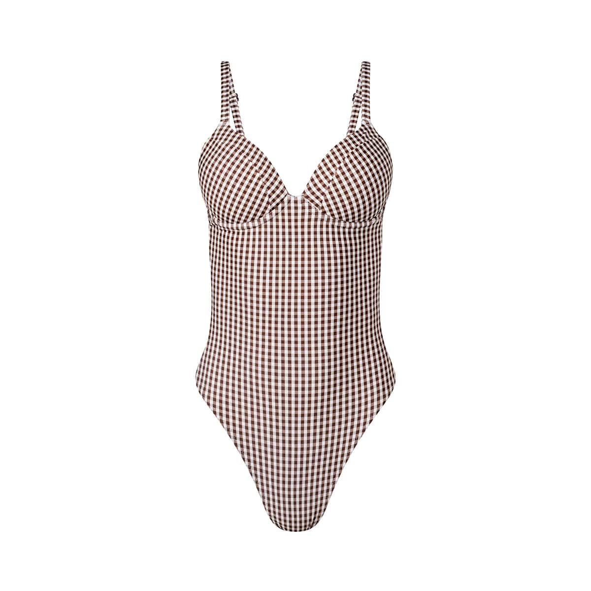 Lift Up One Piece Gingham