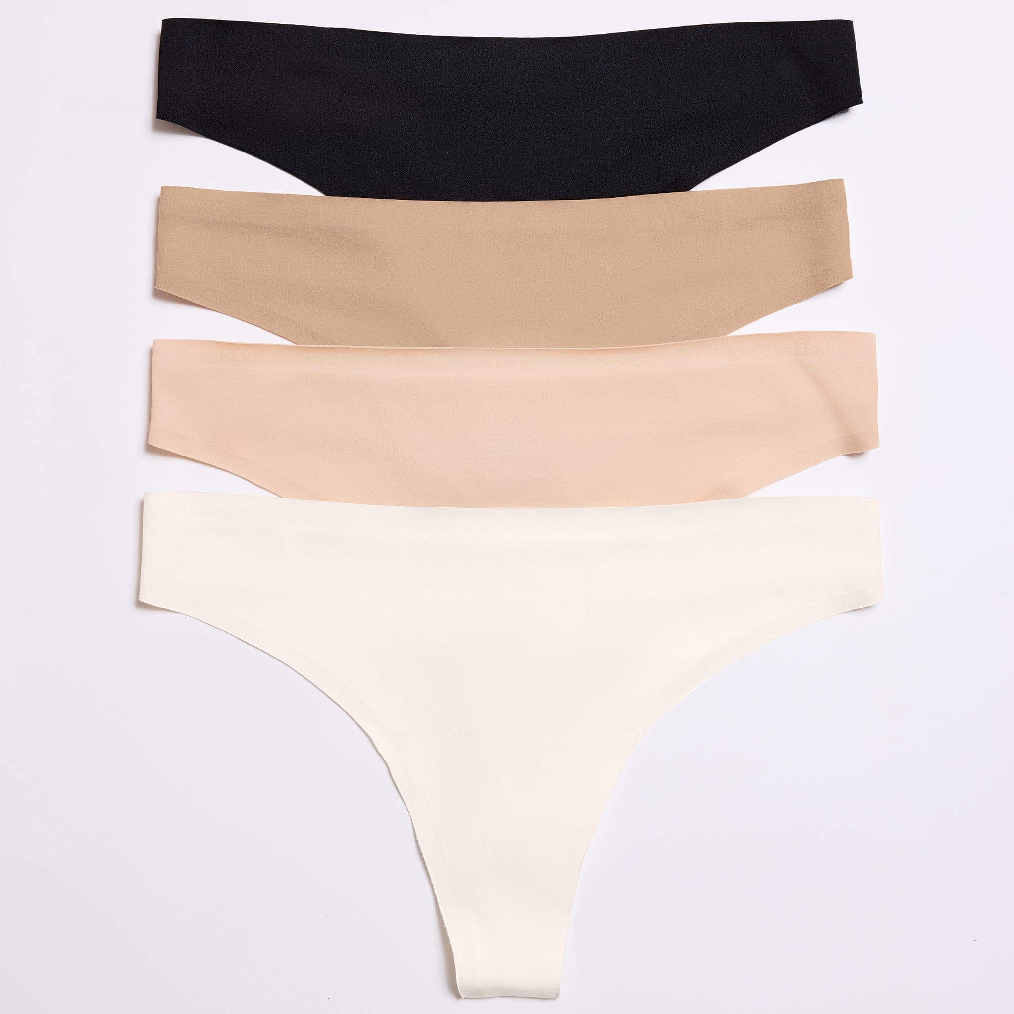Simply Smooth No Show Thong Ecru