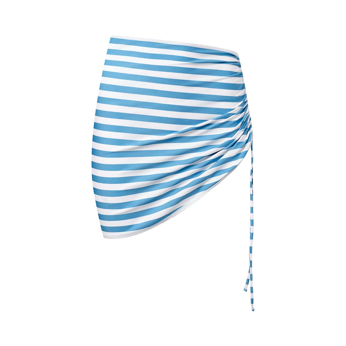 Swim Mini Skirt Parasol (Azure/White)
