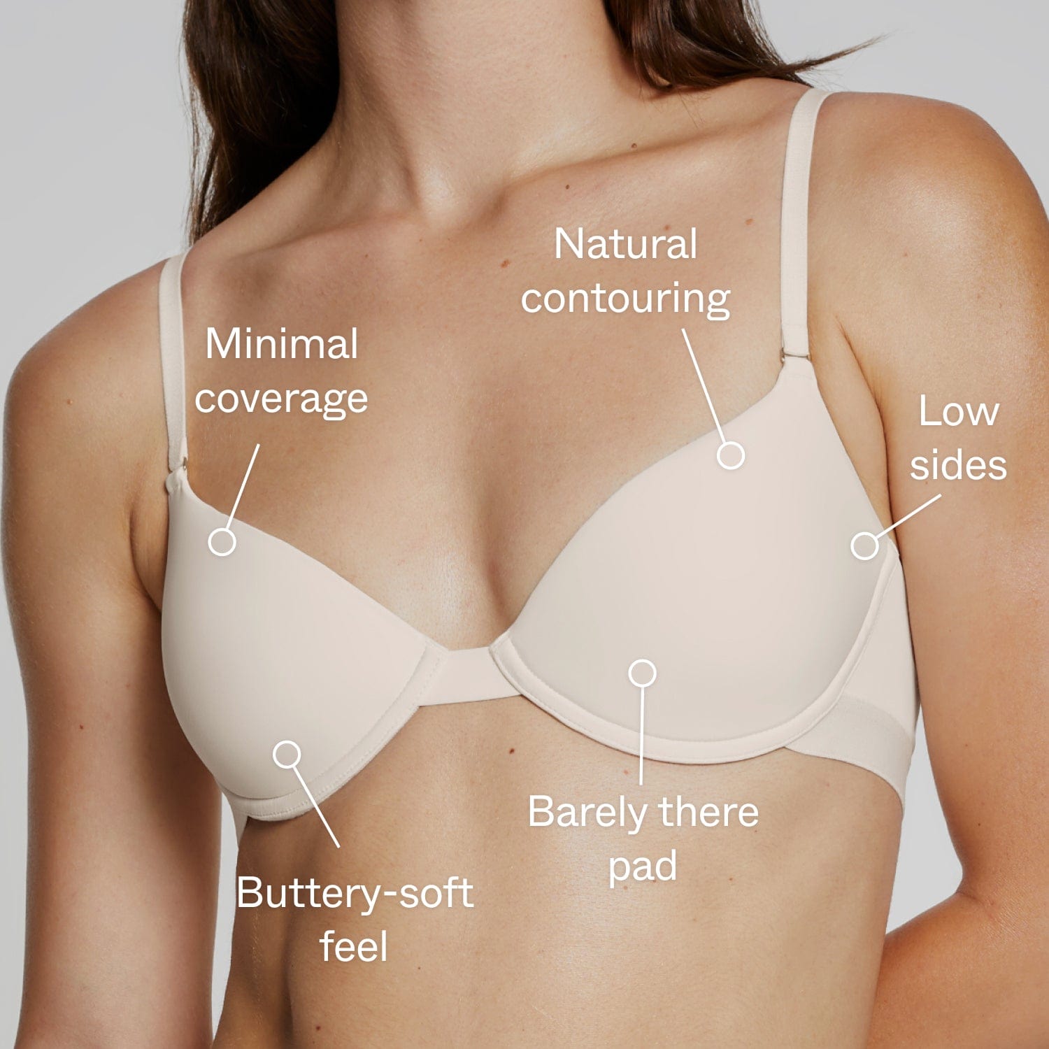 Demi T-Shirt Bra Ecru