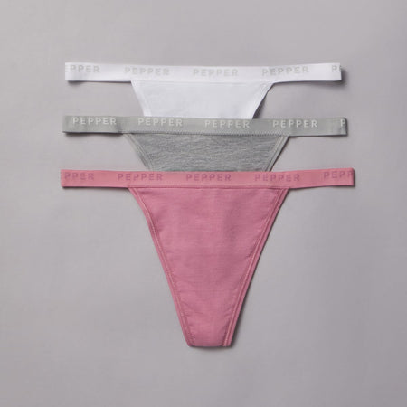 Supima® Cotton String Thong 3 Pack